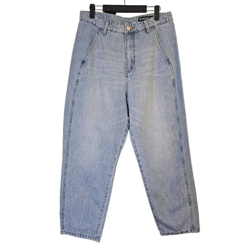 BlankNYC womens jeans, high waisted light wash ankle length. Size 30. NWT.  # 80